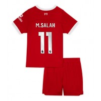 Liverpool Mohamed Salah #11 Koti Peliasu Lasten 2023-24 Lyhythihainen (+ Lyhyet housut)